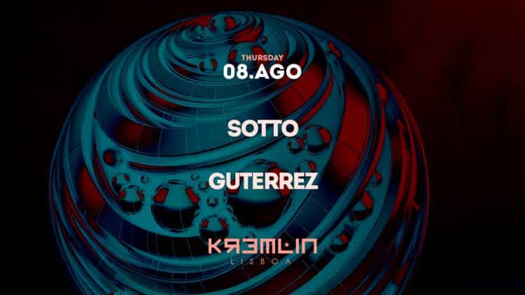 Sotto e Guterrez convergem no Kremlin a 8 de agosto para uma exploração profunda do ritmo e do som. Não se movendo por tendências
