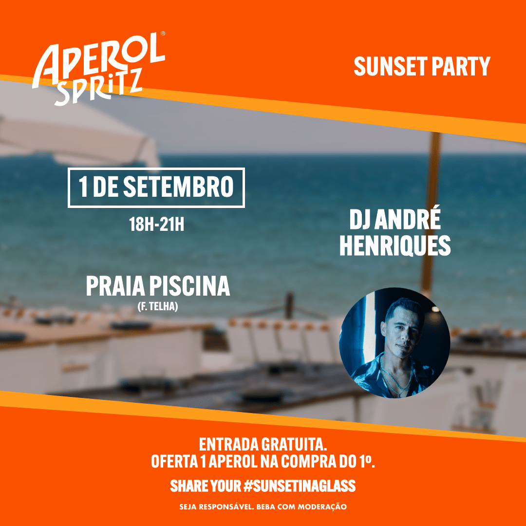#SunsetInAGlass by Aperol Spritz - Praia Piscina