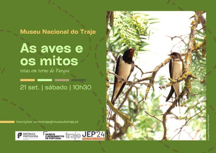 As aves o os mitos rotas em torno do Parque