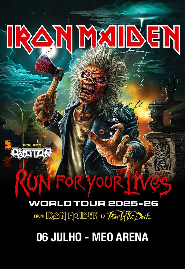 Iron Maiden no MEO Arena Lisboa