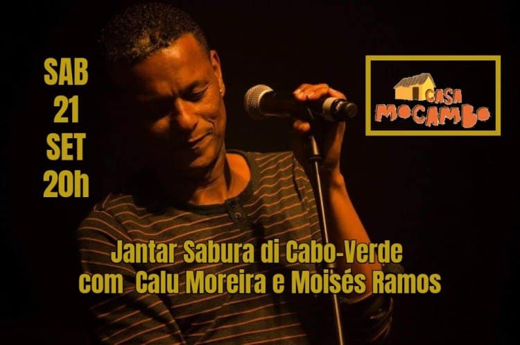 Jantar Sabura di Cabo-Verde com Calu Moreira e Moisés Ramos
