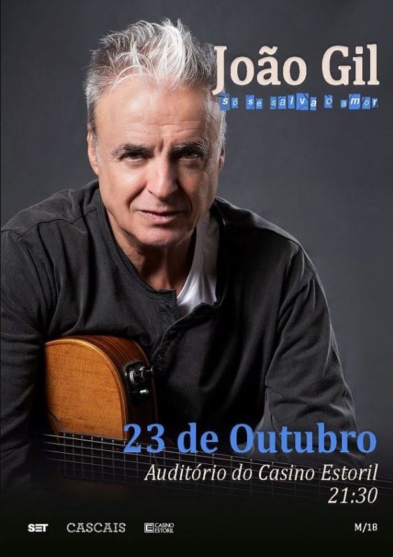João Gil apresenta Só Se Salva o Amor no Casino Estoril