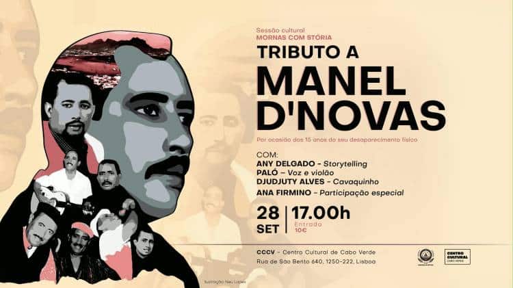 SESSÃO CULTURAL MORNAS COM STÓRIA - TRIBUTO A MANEL D'NOVAS