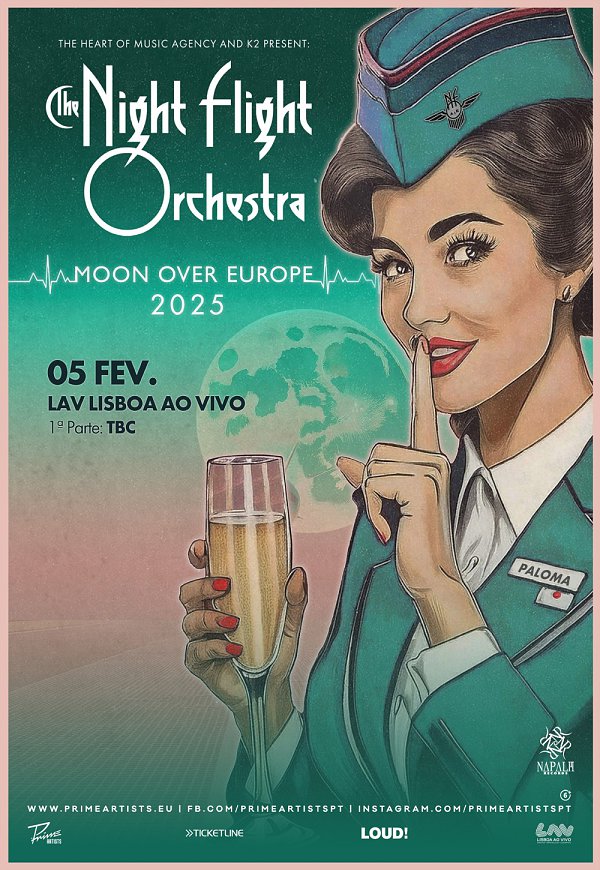 THE NIGHT FLIGHT ORCHESTRA - Eventos em Lisboa