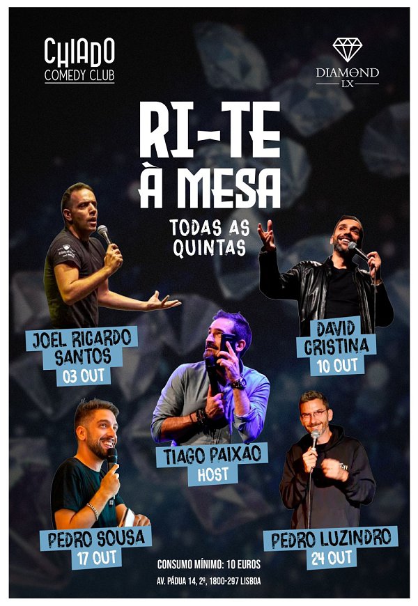CHIADO COMEDY CLUB | Ri-te à Mesa