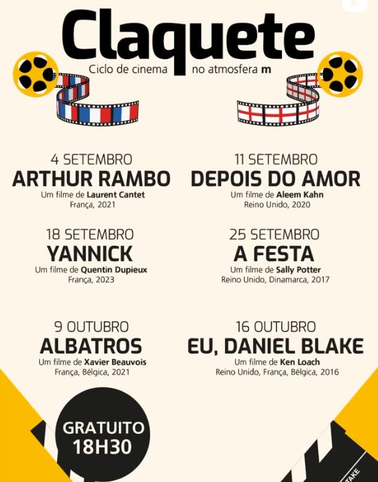 4ª edição do projeto Claquete – Ciclo de Cinema