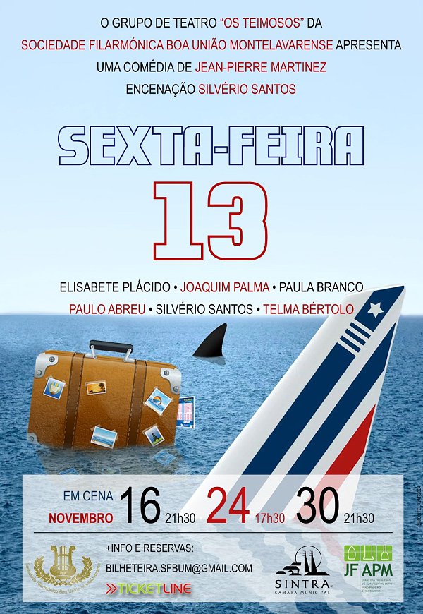 SEXTA-FEIRA 13 - TEATRO COMÉDIA