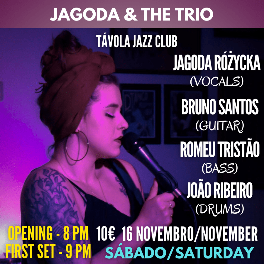 Jagoda & The Trio - Live Jazz no Távola Jazz Club