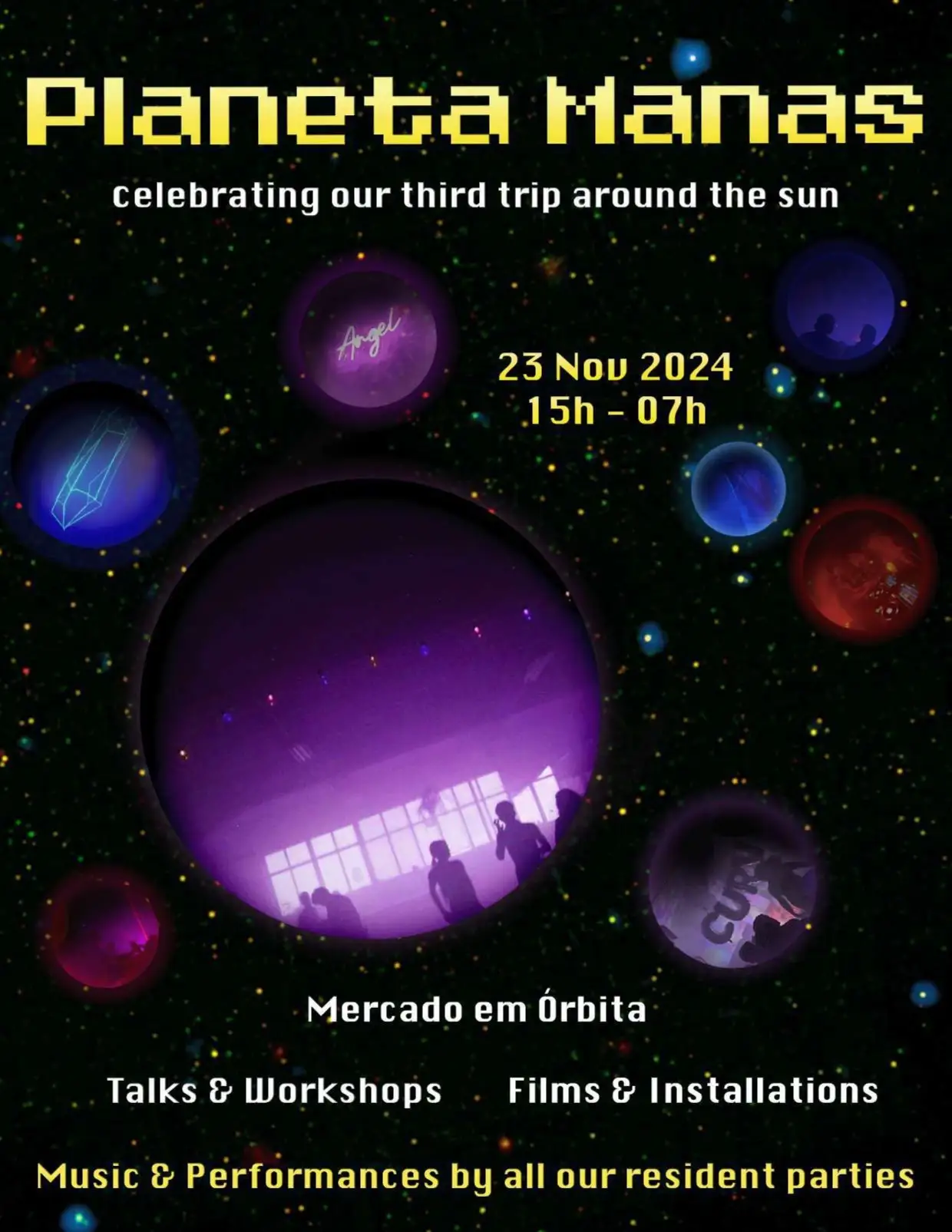 Planeta Manas - 3º ANIVERSÁRIO - Eventos em Lisboa