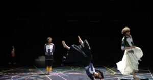Anne Teresa De Keersmaeker, Meskerem Mees, Jean-Marie Aerts, Carlos Garbin Rosas EXIT ABOVE depois da tempestade