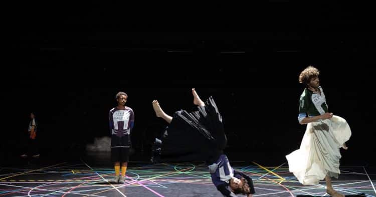 Anne Teresa De Keersmaeker, Meskerem Mees, Jean-Marie Aerts, Carlos Garbin Rosas EXIT ABOVE depois da tempestade