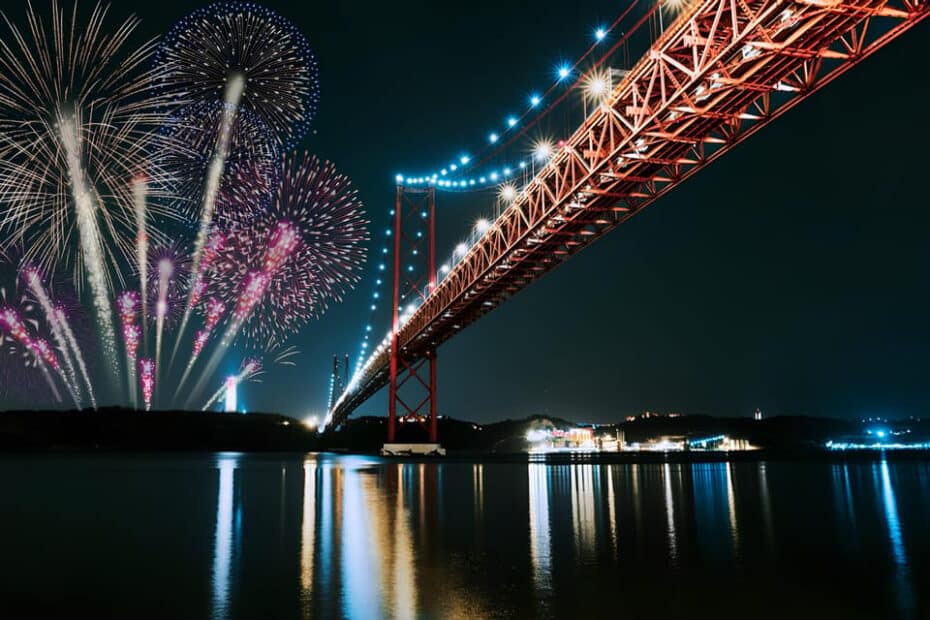 Cruzeiro de Ano Novo no Tejo com Espetáculo de Fogos de Artifício