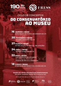 CICLO DE CONCERTOS DO CONSERVATÓRIO AO MUSEU