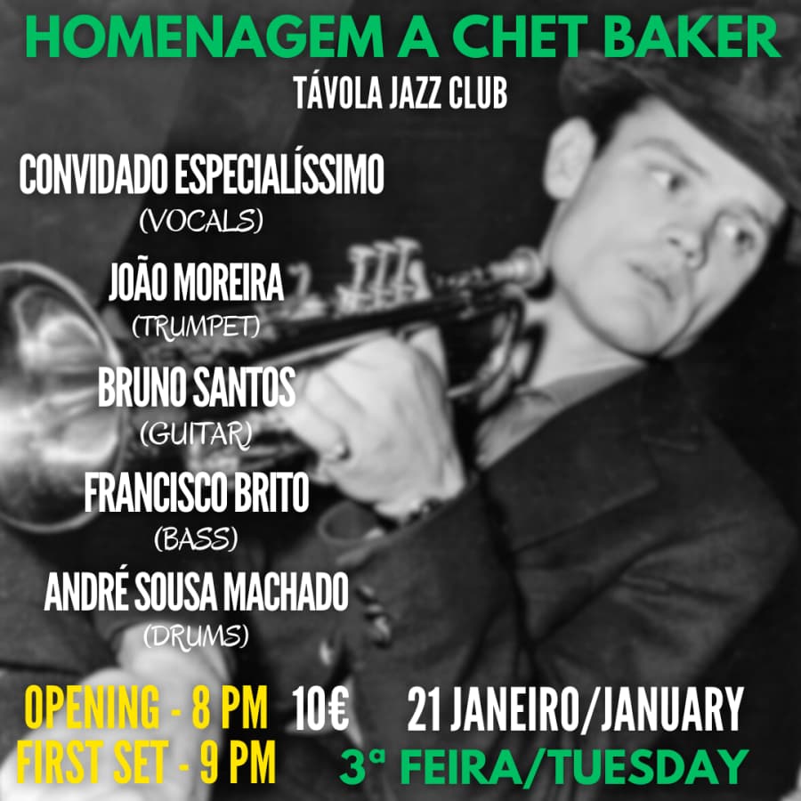 Homenagem a Chet Baker - Live Jazz no Távola Jazz Club
