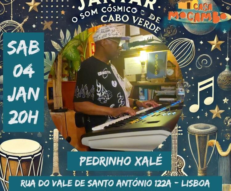 Jantar o Som Cósmico de Cabo-Verde com Pedrinho Xalé