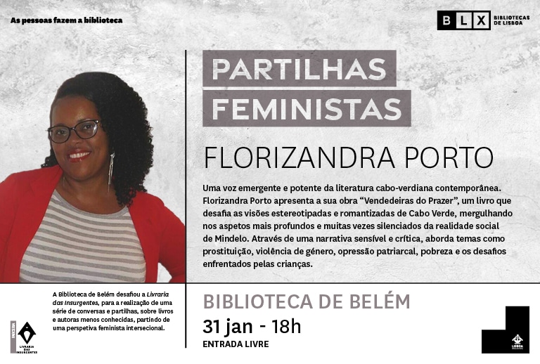 Partilhas feministas, com a autora Florizandra Porto