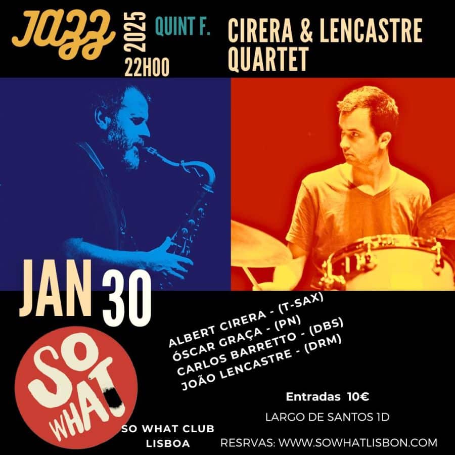 So What Club Apresenta: Cirera e Lencastre Quartet