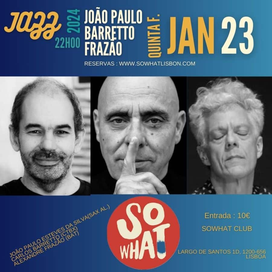 So What Club Apresenta Trio João Paulo Barretto Frazão