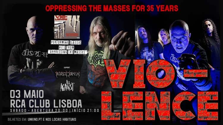 VIO-LENCE - Concerto Exclusivo em Lisboa!