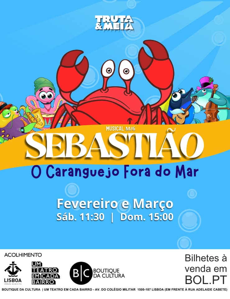 Sebastião, o Caranguejo Fora do Mar