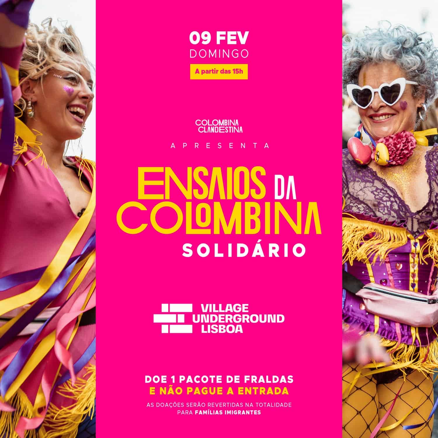Ensaio Solidário da Colombina Clandestina - Carnaval de Rua