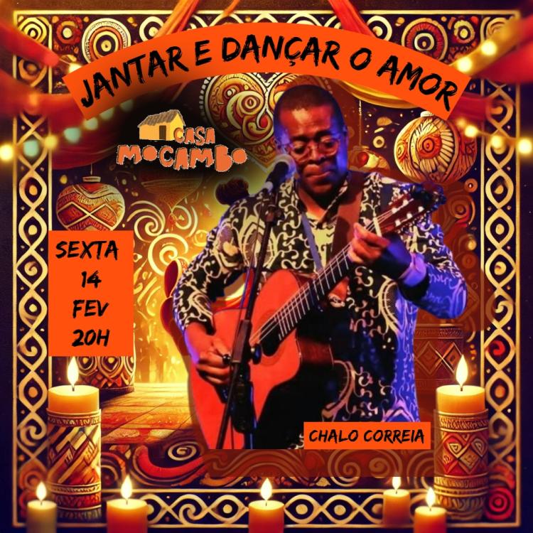 Jantar & Dançar o Amor com Chalo Correia