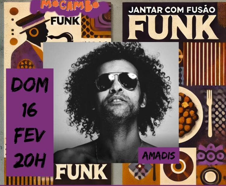 Jantar Soul Funk com Amadis
