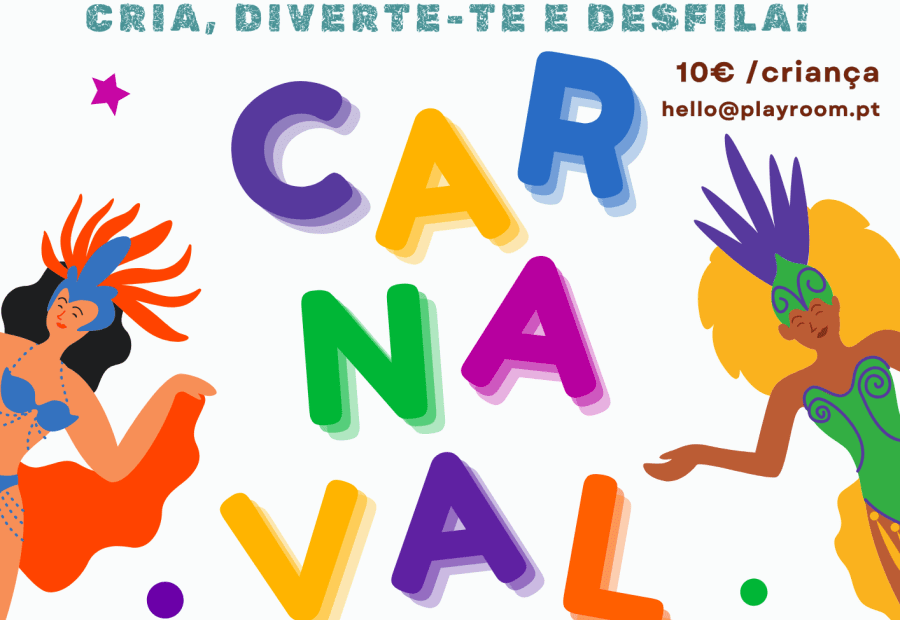 Oficina de Carnaval na Playroom