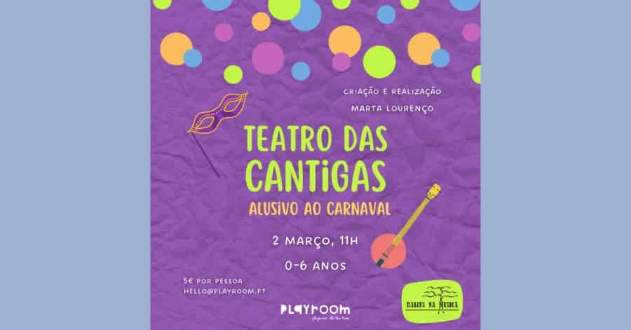Teatro das Cantigas - alusivo ao Carnaval, de Raízes na Música