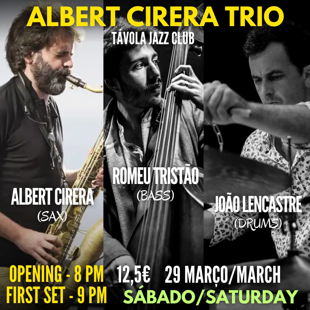 Albert Cirera Trio - Live Jazz no Távola Jazz Club