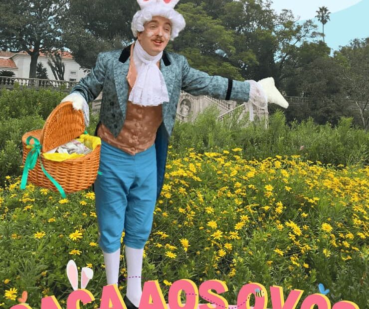 Caça aos Ovos da Páscoa no Jardim Botânico da Ajuda