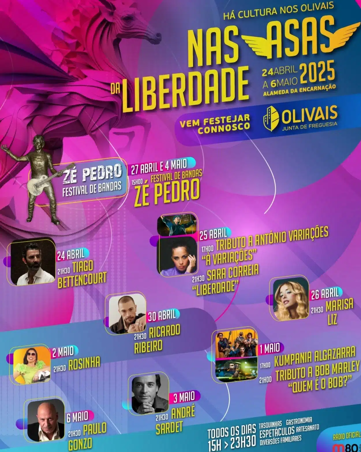 Festival Nas Asas da Liberdade 2025 - Lisboa