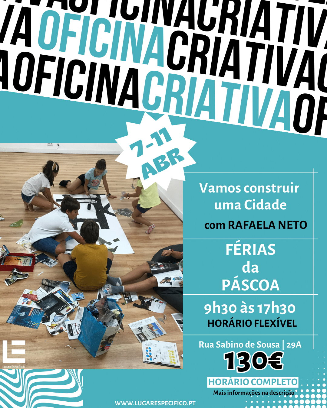 OFICINA CRIATIVA | FÉRIAS DA PÁSCOA
