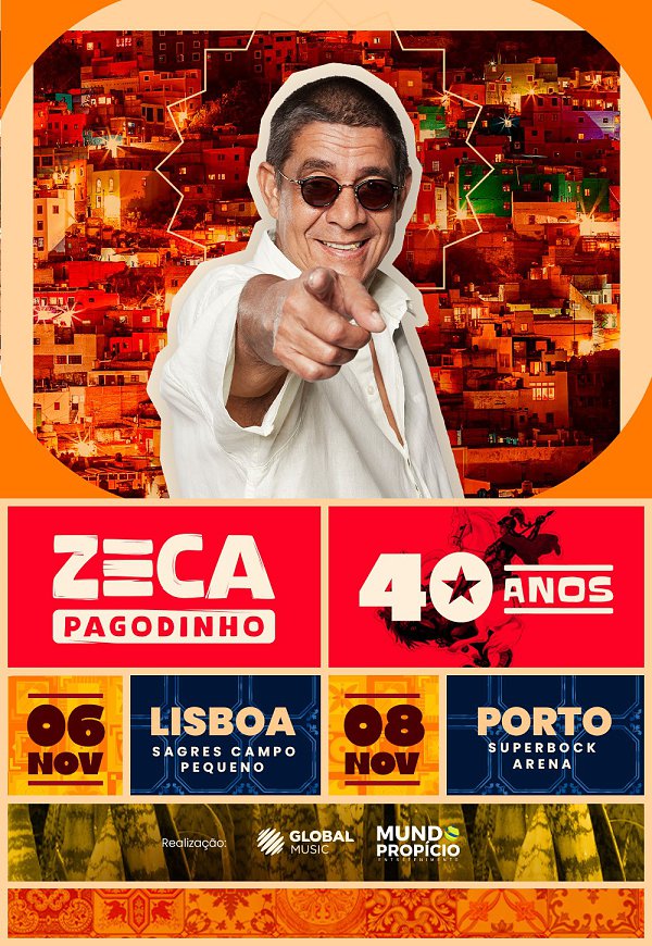 Zeca Pagodinho - 40 Anos de Carreira - Sagres Campo Pequeno
