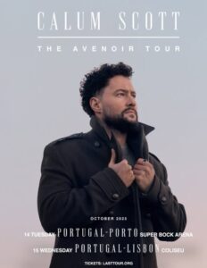 Calum Scott ao vivo no Coliseu de Lisboa