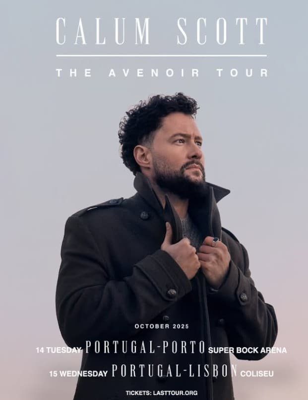 Calum Scott ao vivo no Coliseu de Lisboa