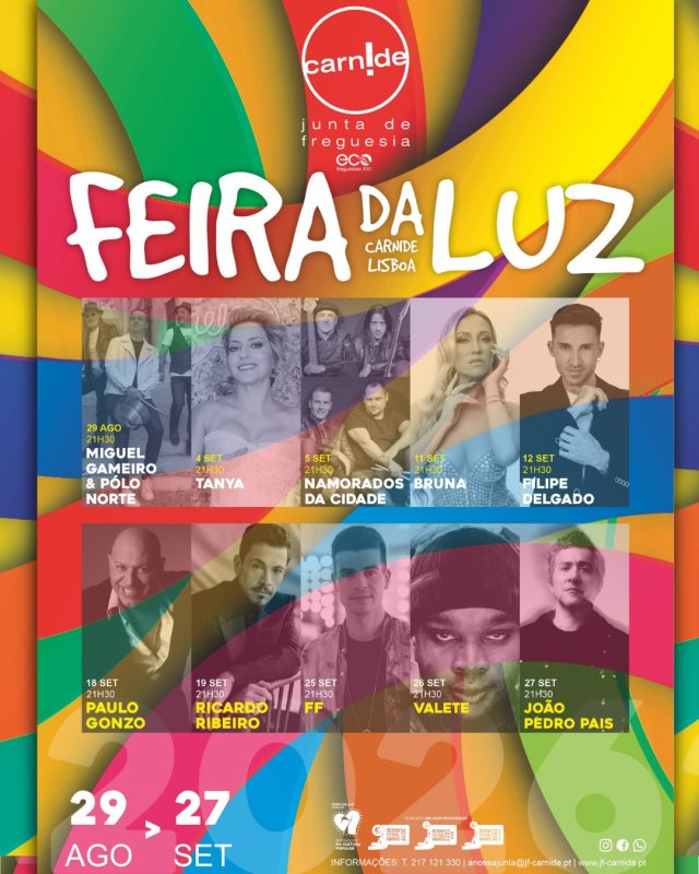 Feira da Luz 2026 — programa oficial Programa oficial da Feira da Luz 2026 em Carnide