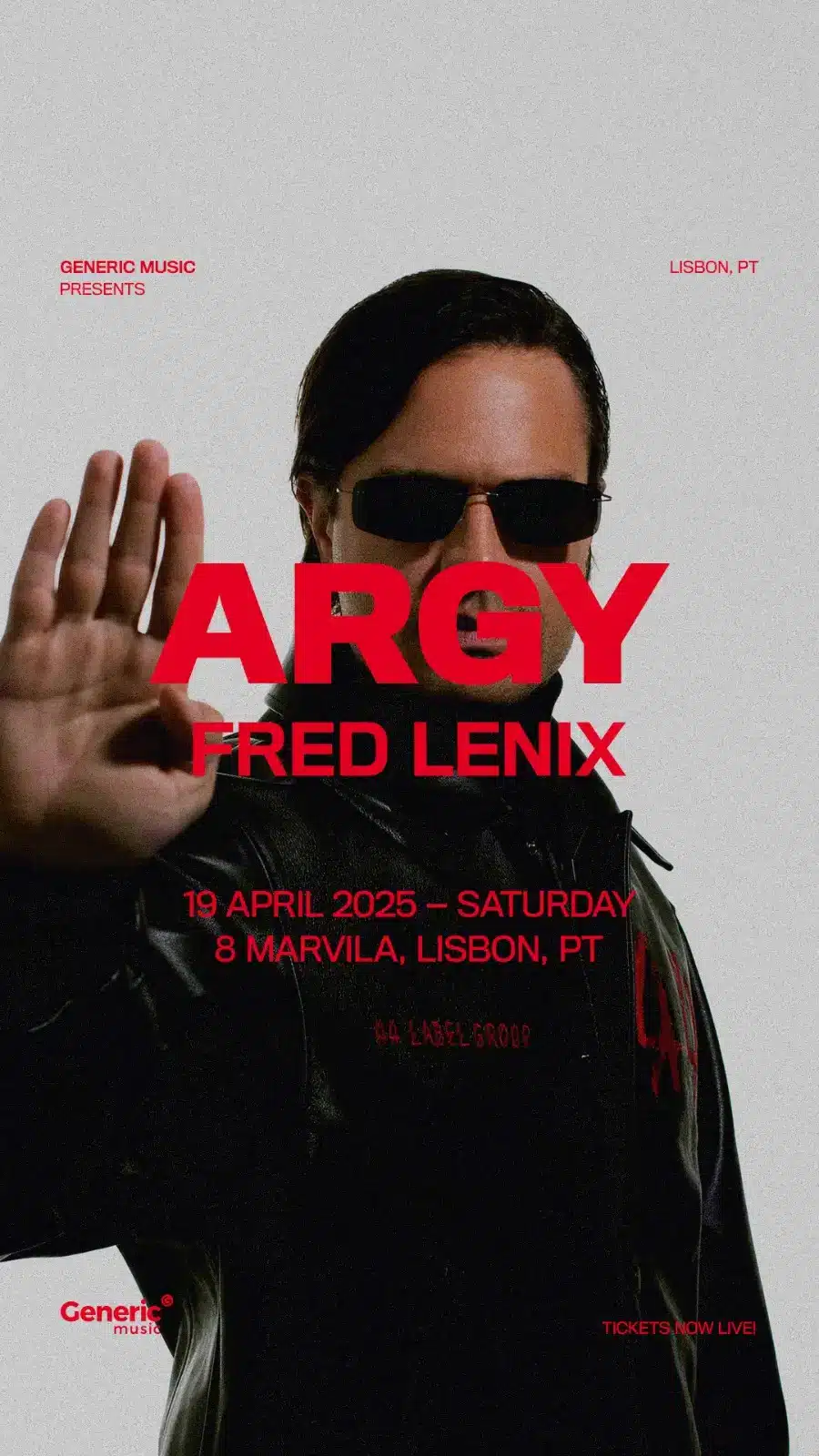 Generic Music apresenta Argy em Lisboa