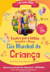 Teatrinho para Bebés – “Descobrir o Mundo” no Teatro Lanterna Mágica