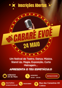 80º Cabaré Evoé – Uma Noite de Arte Sem Rótulos em Lisboa