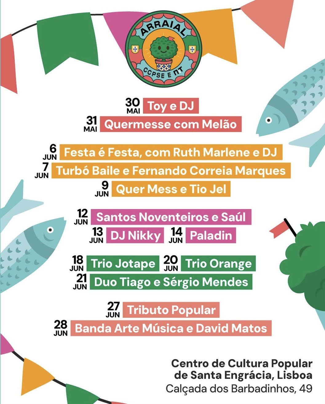 Arraial CCPSE & NIT 2025 em Lisboa