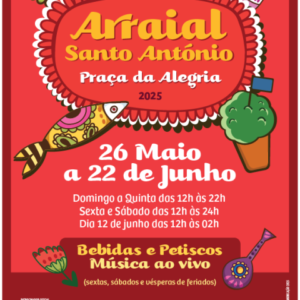 Arraial de Santo António 2025 anima a Praça da Alegria