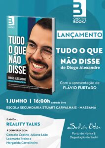 Diogo Alexandre lança livro 