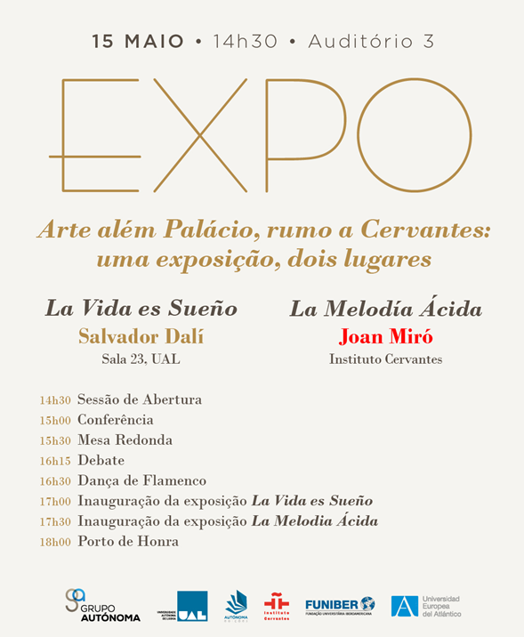 Arte além Palácio, rumo a Cervantes: uma exposição, dois lugares