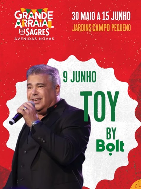 TOY AO VIVO no Grande Arraial Sagres
