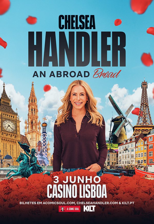 Chelsea Handler traz humor afiado ao Casino Lisboa