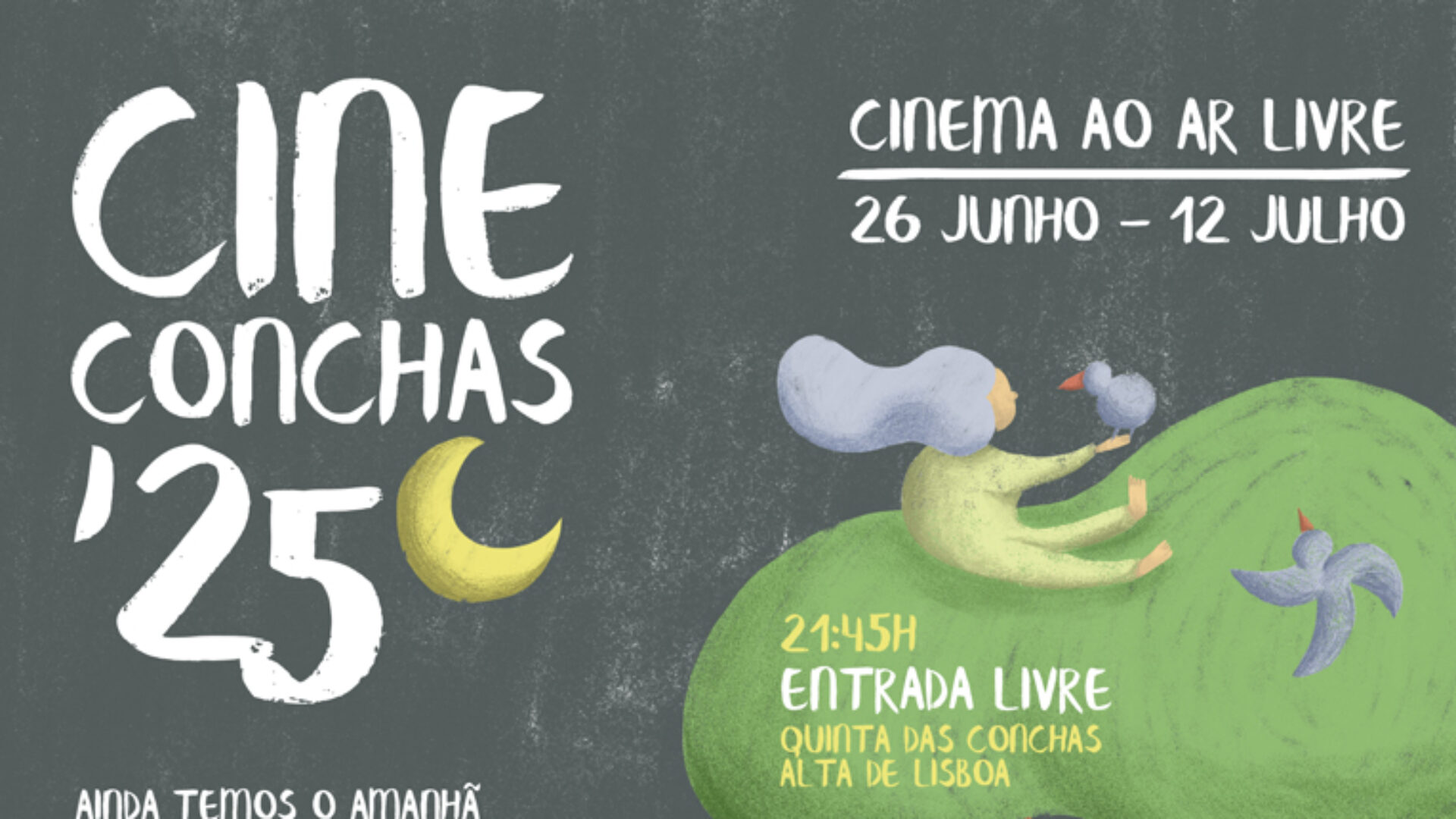CineConchas 2025: Cinema ao ar livre para toda a família no Jardim da Quinta das Conchas