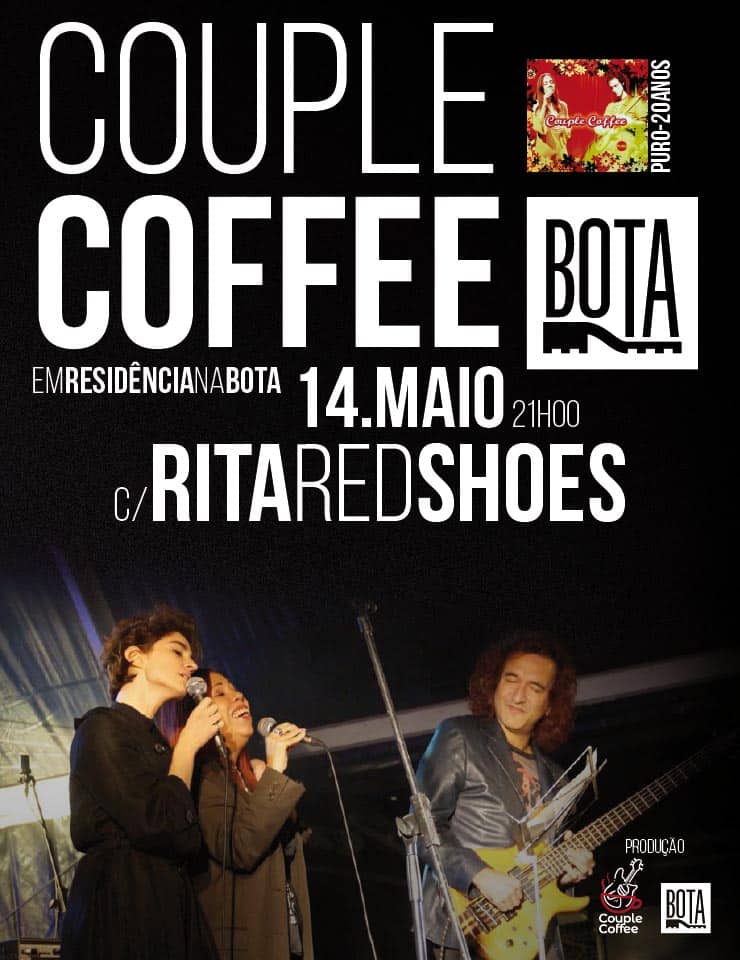 Couple Coffee com Rita Red Shoes ao vivo no BOTA