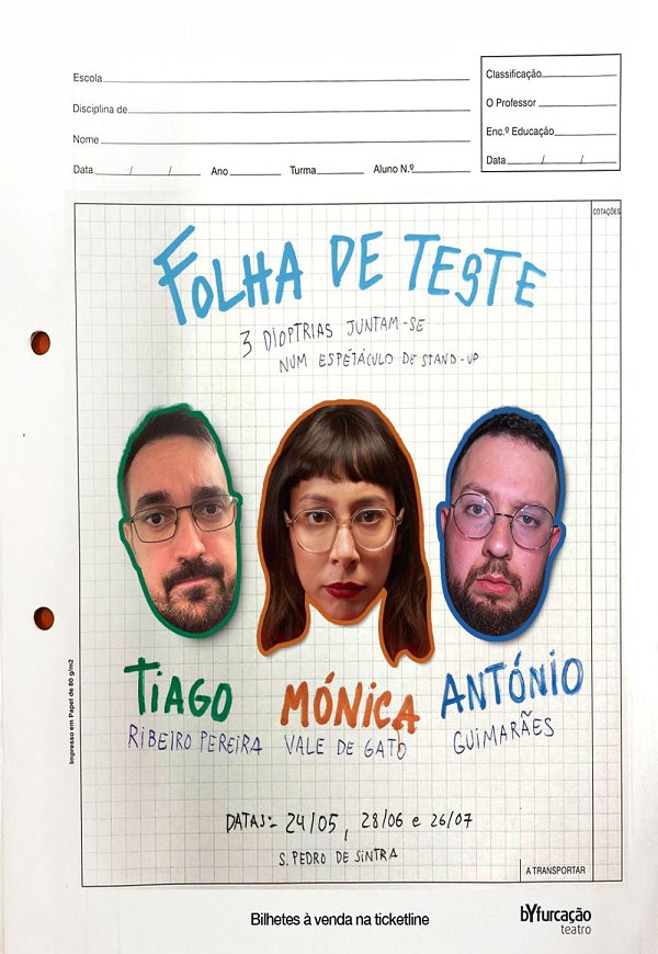 FOLHA DE TESTE | ESPETÁCULO DE STAND-UP