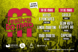 Festival do Maio 2025 | Xutos, Capicua, Criolo e Seun Kuti no Seixal